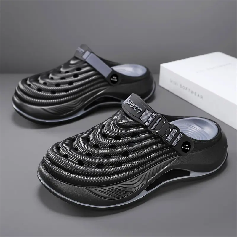 Summer Unisex clogs—outdoor thick-soled, non-slip, odor-resistant, durable, quick-drying, soft beach sandals material lightweight and breathable  thick-soled open-toe sandals, suitable for daily wear