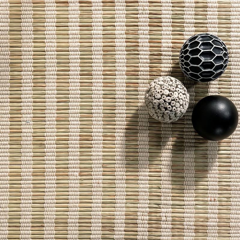 Margie Striped Grass Area Rug