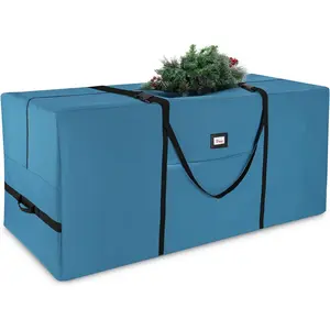 Hearth & Harbor Christmas Tree Storage Bag – Waterproof Christmas Tree Storage Box With Reinforced Handles & Dual Zipper