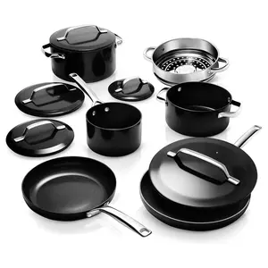 Gotham Steel Modern 11 Piece Ceramic Nonstick Cookware Set