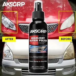 Headlight Restoration Kit, Headlight Refurbishing & Repair Solution, Easy To Use Headlight Polishing Agent, Professional Car Headlight Care Product
