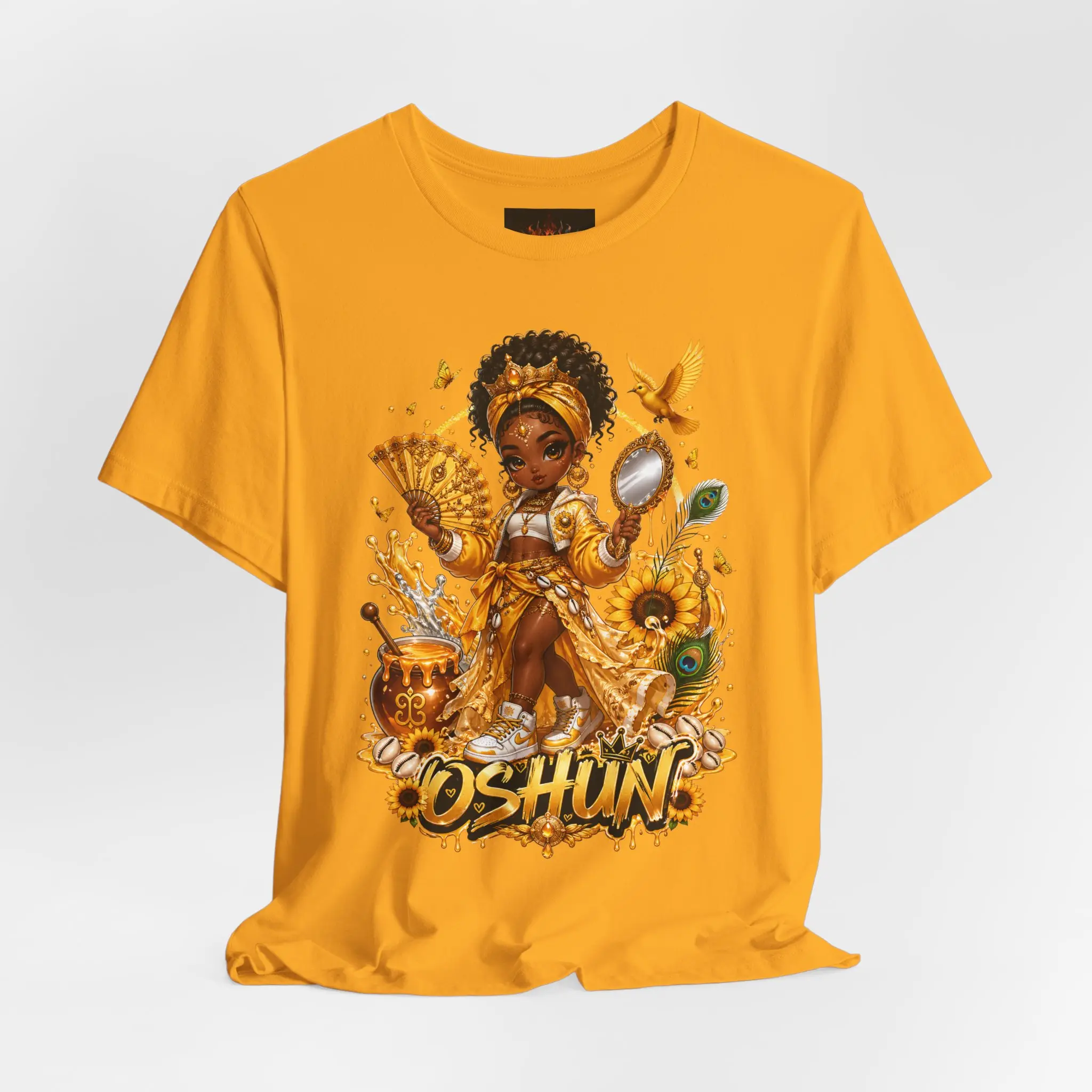 Dripping in Oshun 🍯💛 | Sweet like honey, bold like gold 🍯💛| Unisex Jersey Short Sleeve Tee