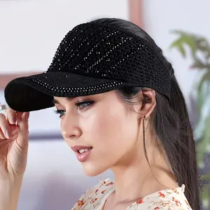 1pc Women'S Lightweight Breathable Visor Hat - Wide Brim, Open-Top Design for Outdoor Sports & Camping, Available in Multiple Colors, Structured & Decorative with Random Accessory Placement, Camping Headwear |       Sporty Visor Hat |       Lightweight Ha