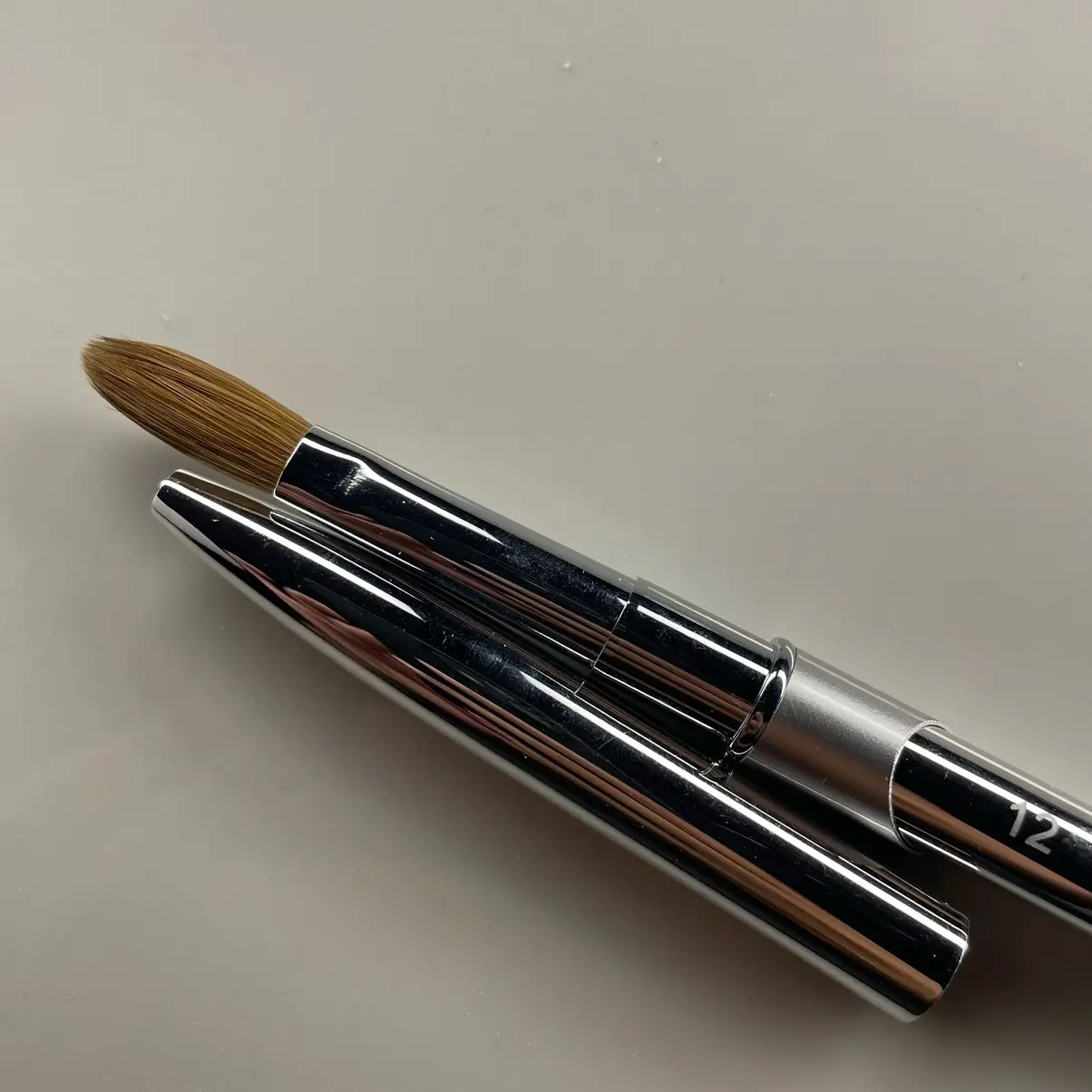 BLESSEDXSTEPH Custom Acrylic Kolinsky Brush #12 for Professional Results