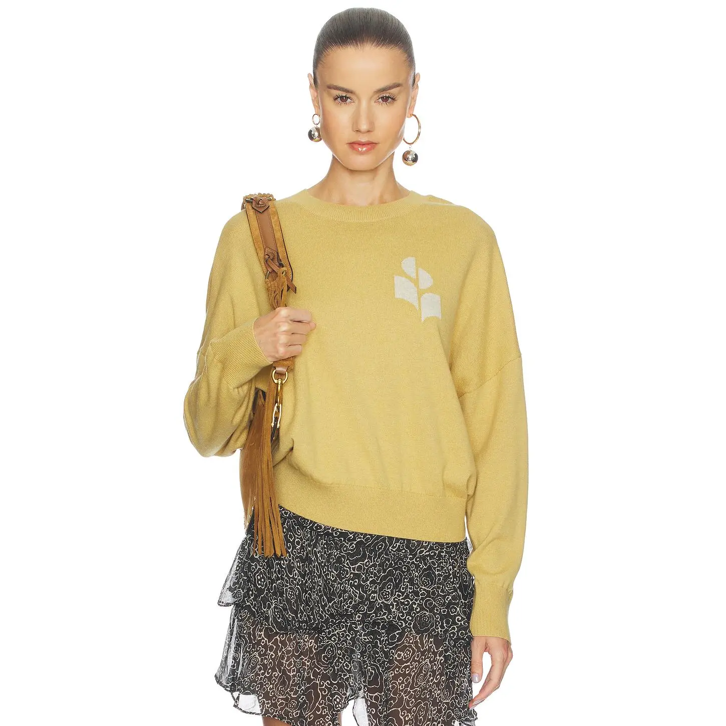 Isabel Marant Etoile Marisans Sweater in Mustard