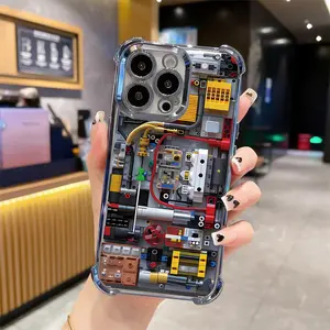 Circuit Board Pattern Phone Case, Anti-drop Cellphone Protective Case, Shockproof Mobile Phone Cover 292