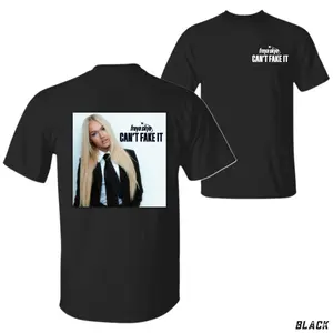 Freya Skye Can’t Fake It T-Shirt, Album Style Portrait Back Print & Minimal Front Graphic, Rebel Stitch Double-Sided Music Fan Shirt for Girls & Pop Fans, Gift for Freya Skye Lovers or Concert Outfit