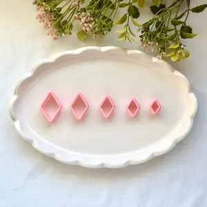 Diamond Polymer Clay Cutter | Precision 0.2mm Blade, PLA+ Earring Jewelry Crafts