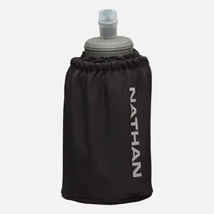 NATHAN Pinnacle Soft Flask Handheld 18oz - Exo Shot Flask Technology, Grip-Free Strap, Expandable Pocket, Lightweight Design