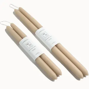 Dipped Beeswax Taper Candle