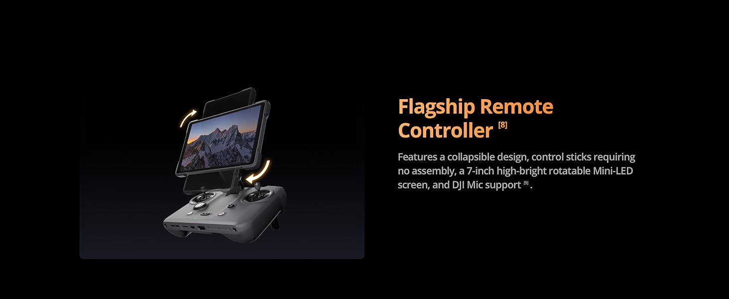 [Pre-Owned Options] DJI Mavic 4 Pro Flagship Drone with 4K/8K Hasselblad Camera, Advanced Tri-Camera System, Extended Flight Time, Omni-Directional Sensing, Multiple Battery & Remote Controller Combo Packages