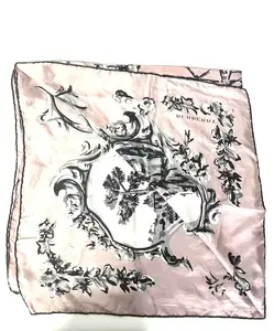 Pre-owned Burberry Two Tone Silk Scarf n22908023