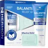 Hermon Adults' Balanitis Treatment Kit - Advanced Men's Skincare Solution with Witch Hazel, Ceramides, Clotrimazole, Contains Neither Harmful Additives, Relieves Redness, Itching, Irritation, Includes Storage Pouch, Botanical Formula, Regular Edition