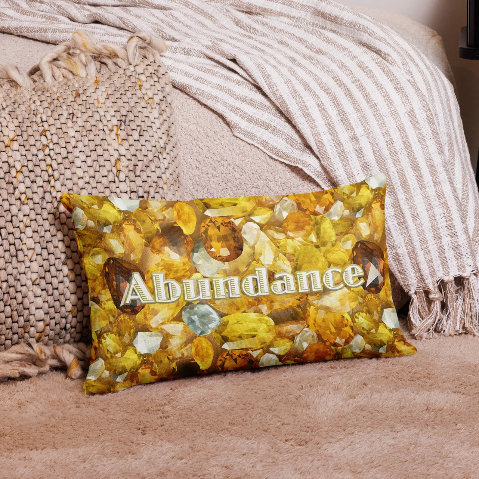 ABUNDANCE Meditation Pillow
