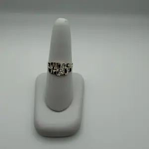Nugget Ring - Size 7, Silver, Ideal for Everyday Wear