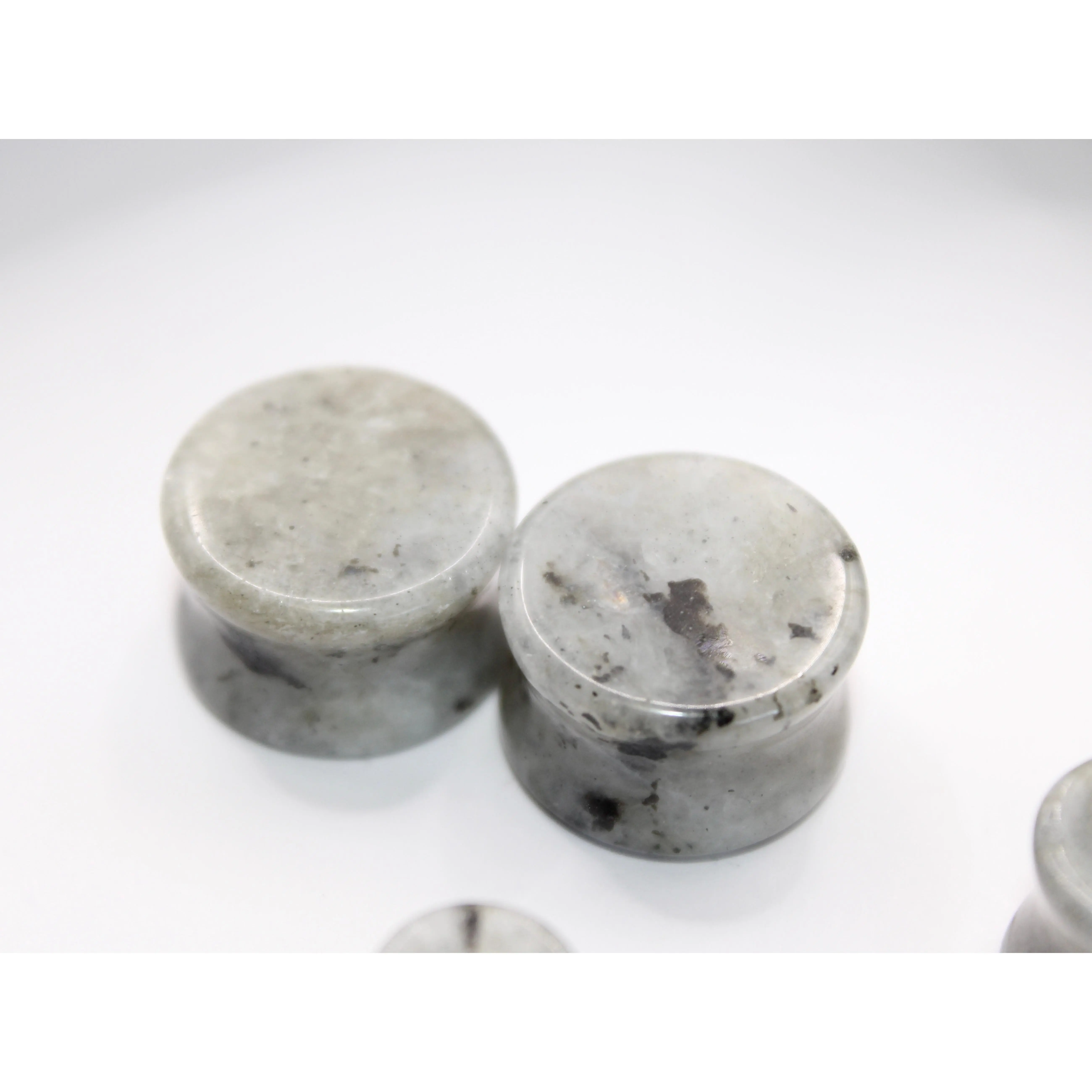 Moonstone Double Flare for Gauged Ears Moonstone Double Flare for Gauged Ears