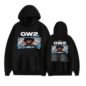 Merch Hoodie GEEZYWORLD 2 GW2 Tour 2024 Hoodies For Mens Women Long Sleeve Hip Hop Rapper Pullovers