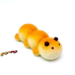 MHM's Soft and Cute Caterpillar Toy is designed with a sticky, moist, soft, and slow-rebounding food shape.