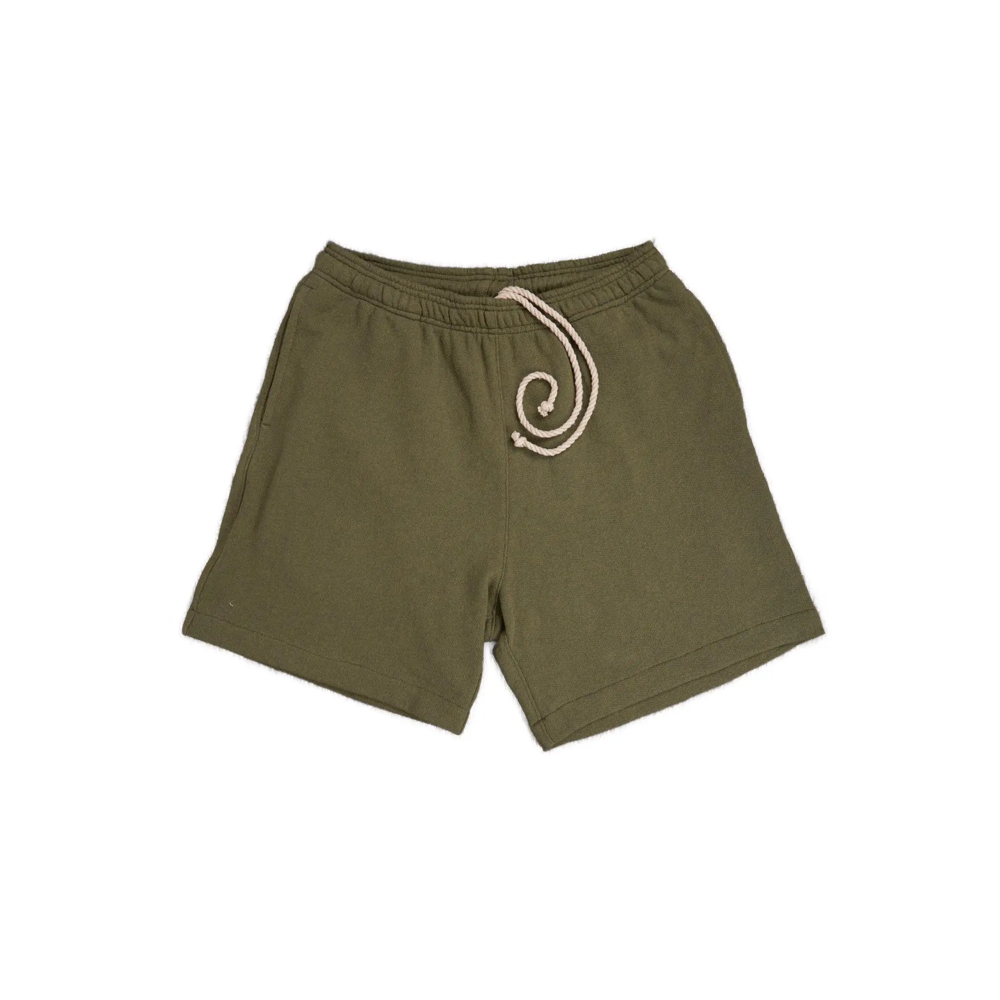 The Standard Short Upcycled Cotton Terry  - Thicket Green