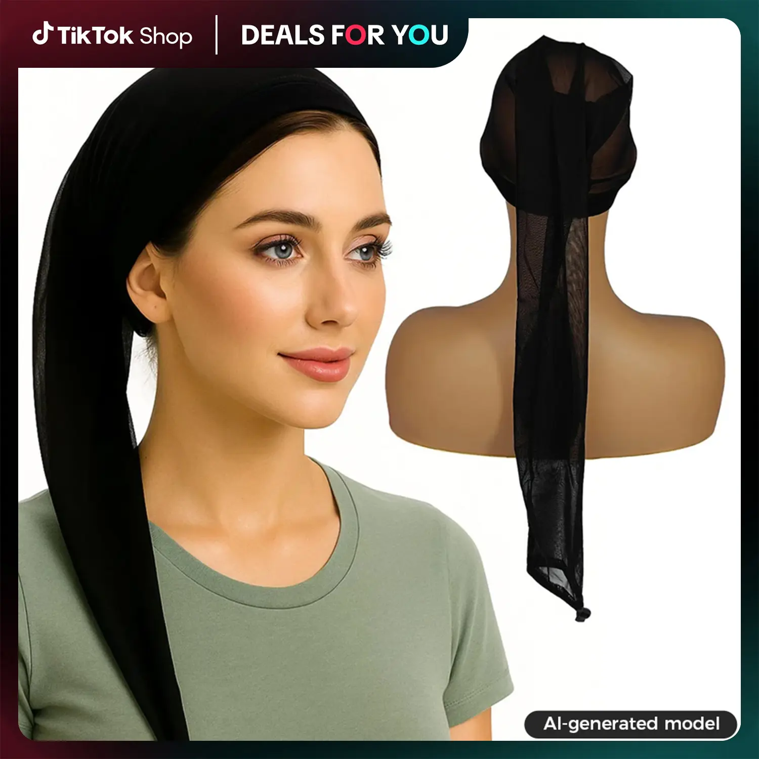 Labhairs Adjustable Drawstring Hair Cap, Breathable Mesh Sleeve for Locs, Braids, and Protective Styling - Fits All Hair Types