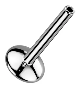 Convex Base Titanium Threadless Labret Post