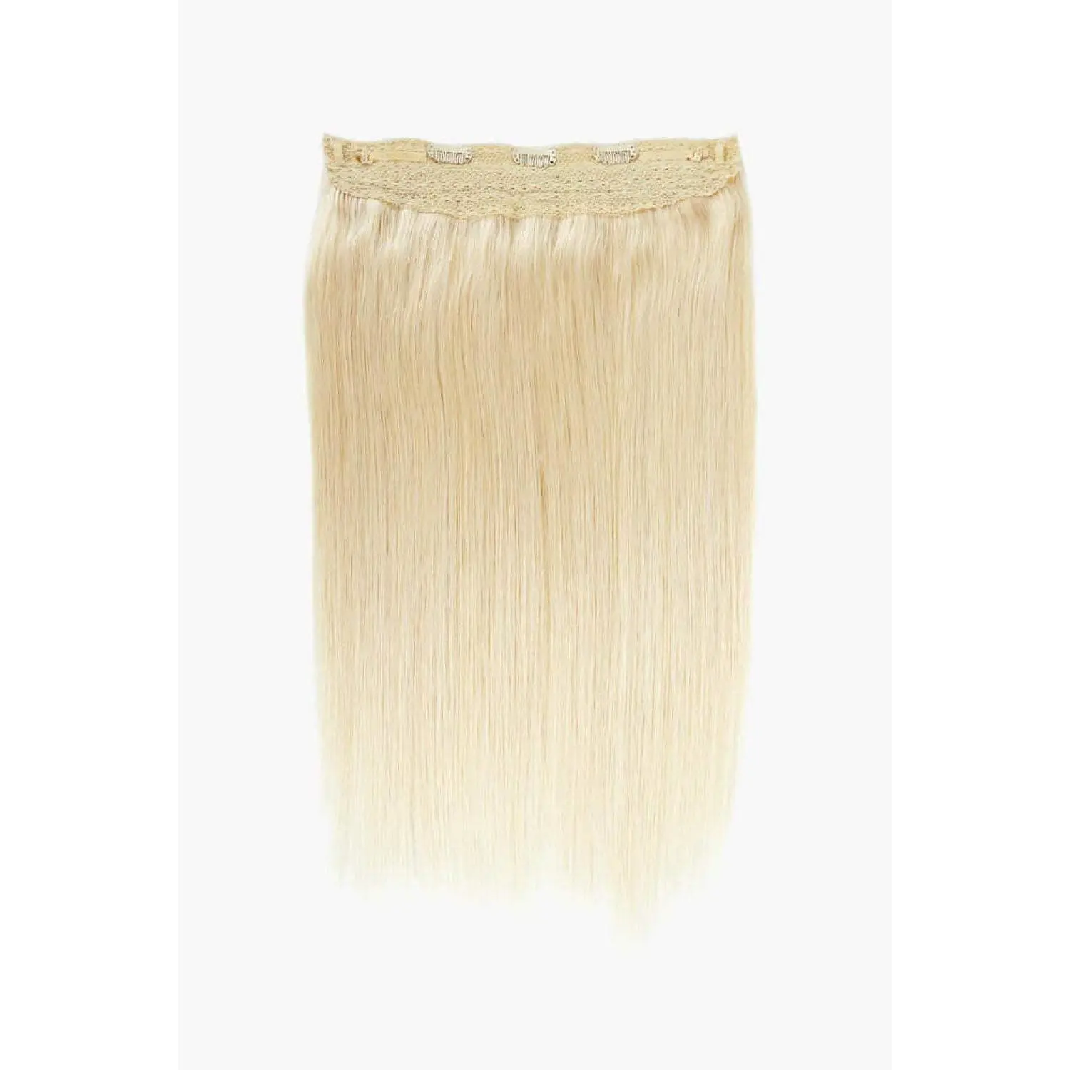 22" 100g Fully Handmade Straight Indian Human Halo Hair