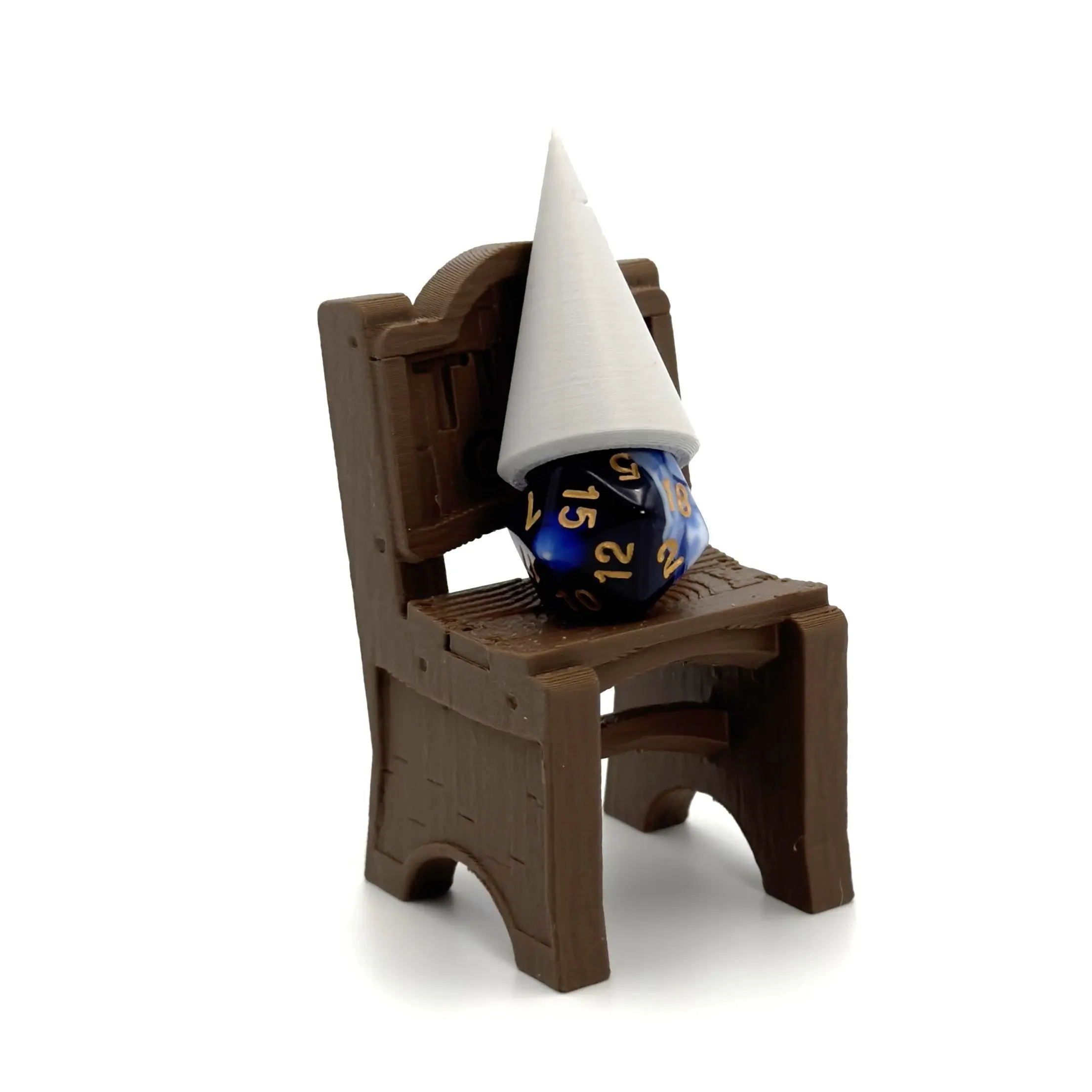 Dice Jail Time-Out Chair, Funny Punishment Seat for DnD RPG, Board Games Accessories