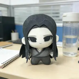 10cm Cosplay Reverend lnsanity Great Love Immortal Zun Gu Yue Fang Yuan Plush Toys Keychain Plushie Doll Hanging Pendant Decor