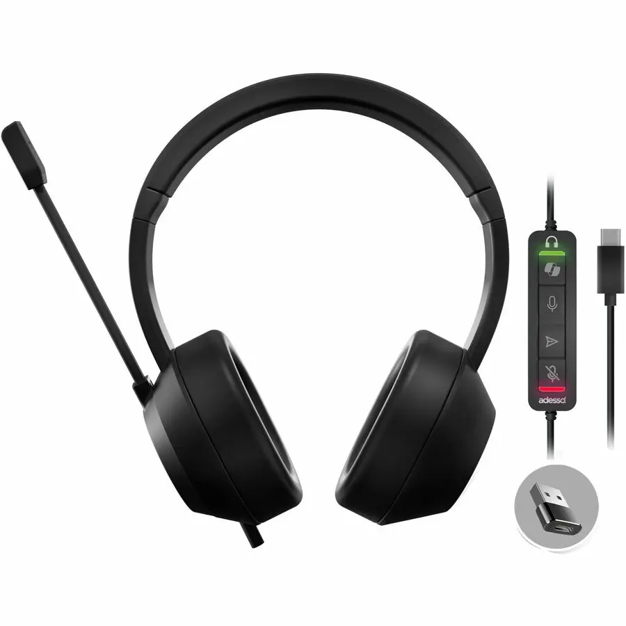 Adesso Xtream P7 Wired Stereo Headset With AI Controls XtreamP7