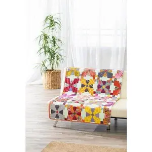 Posh Snowball Pattern 61" x 75" Using Quick Curve Ruler by Sew Kind of Wonderful