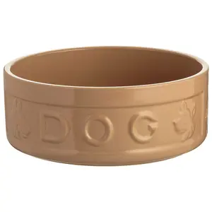 Mason Cash Cane Lettered Dog Bowl | 5.9"