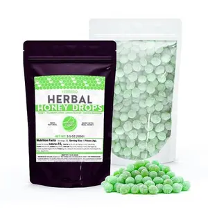 Yerbero - Honey & Herbal Extracts Candy Drops 3.5oz (100g) Honey + Passionflower - Premium Natural Sweet Treats, Made With Real Honey - No Artificial Colors or Preservatives - Gourmet Snacking