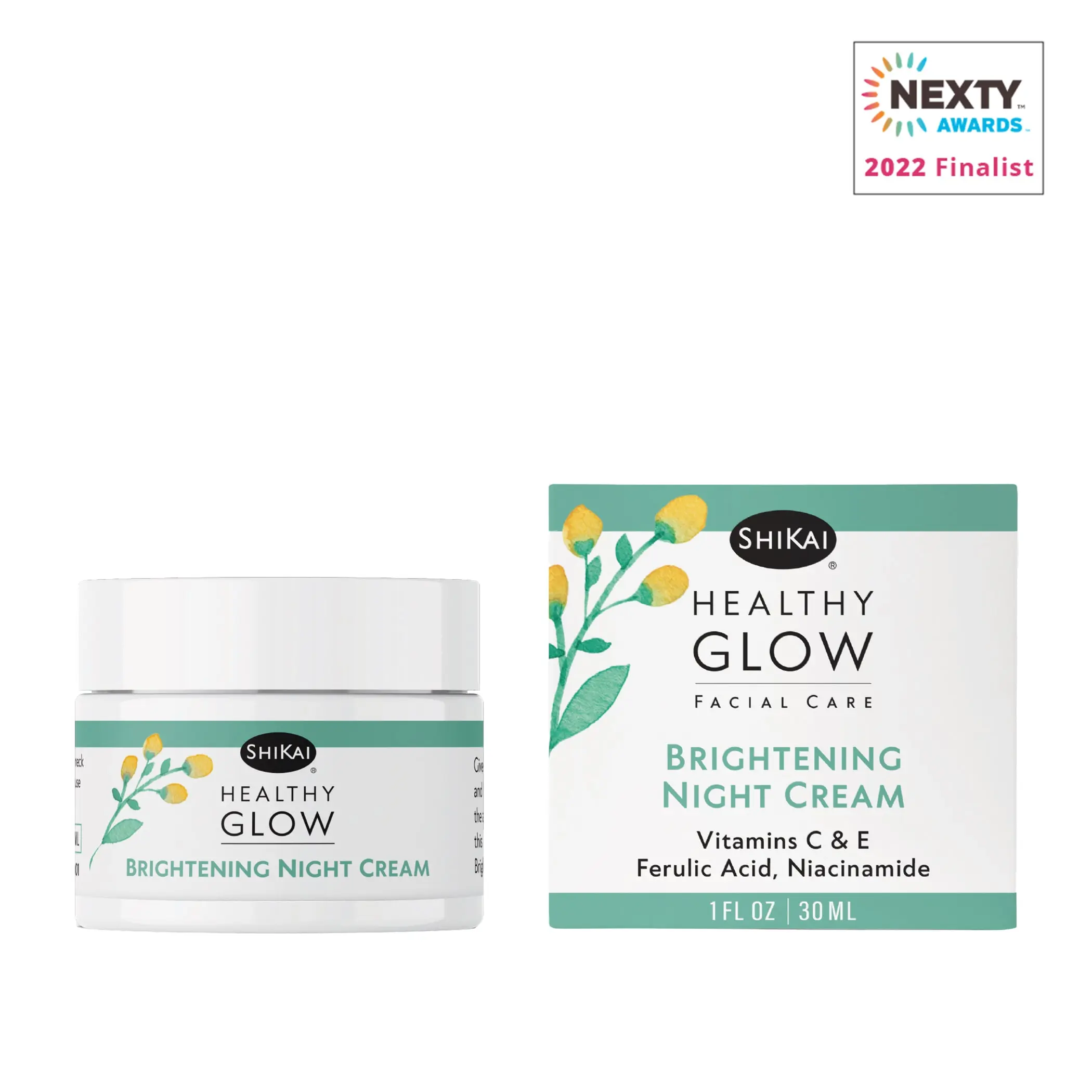 Healthy Glow Brightening Facial Night Cream - Strawberry & Pomegranate Infused, Vitamin-Packed, Daily Hydrating, Moisture-Boosting, Restore & Skin Repair Skincare Moisturizer, Strawberry Seed Extracts, All Skin Types