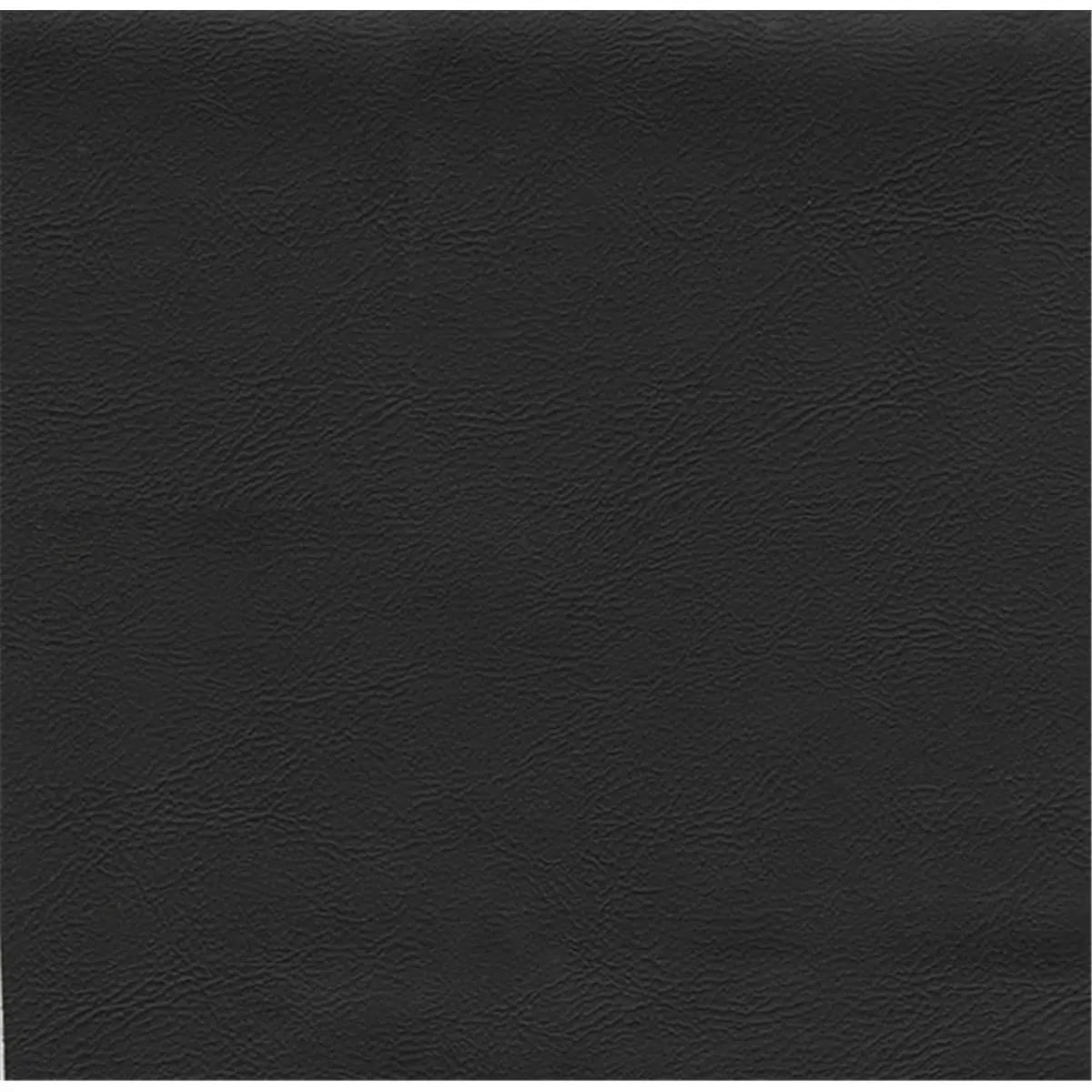 Madrid 7 Plain Look Solid Fire Retardant Auto Upholstery PVC Vinyl Fabric - Black Third Edition, 54" Width, Cold Crack -20°C/-4°F, Meets Motor Vehicle Safety Standard 302