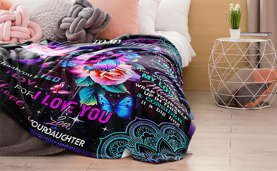 A Gift from Daughter to Mom — A Mother's Day & Birthday Tribute to a Great Mother: Warm Fleece Throw Blanket (60" x 50")