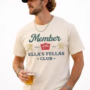 Ellas Fellas Club T-shirt, Western Country Concert Graphic Hoodie, Vintage Rodeo Music Fan Tee, Unisex Casual Sweatshirt, Gift For Her Him 3WS