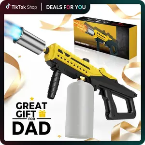 【FathersDayGift】【SUMMERVIBES】SonDiiko Powerful Kitchen Propane Torch Gun, Culinary Torch Campfire Starter, Adjustable Weed Torch Burner for Searing Steak, BBQ, Welding (Propane Tank Not Included)