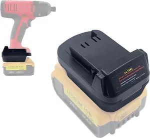 DL18ML Battery Adapter for Milwaukee 18V Cordless Power Multitool,Convert for Dewalt 20V MAX Li-ion Battery DCB200 to for Milwaukee 18V M18 Lithium-Ion Battery Adapter