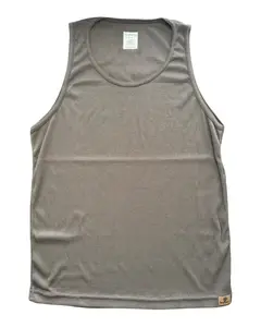 BATTYSTA Olive Green Tank Top - Basic Sleeveless 100% Cotton Summer Clothing for Men Sizes S to XL