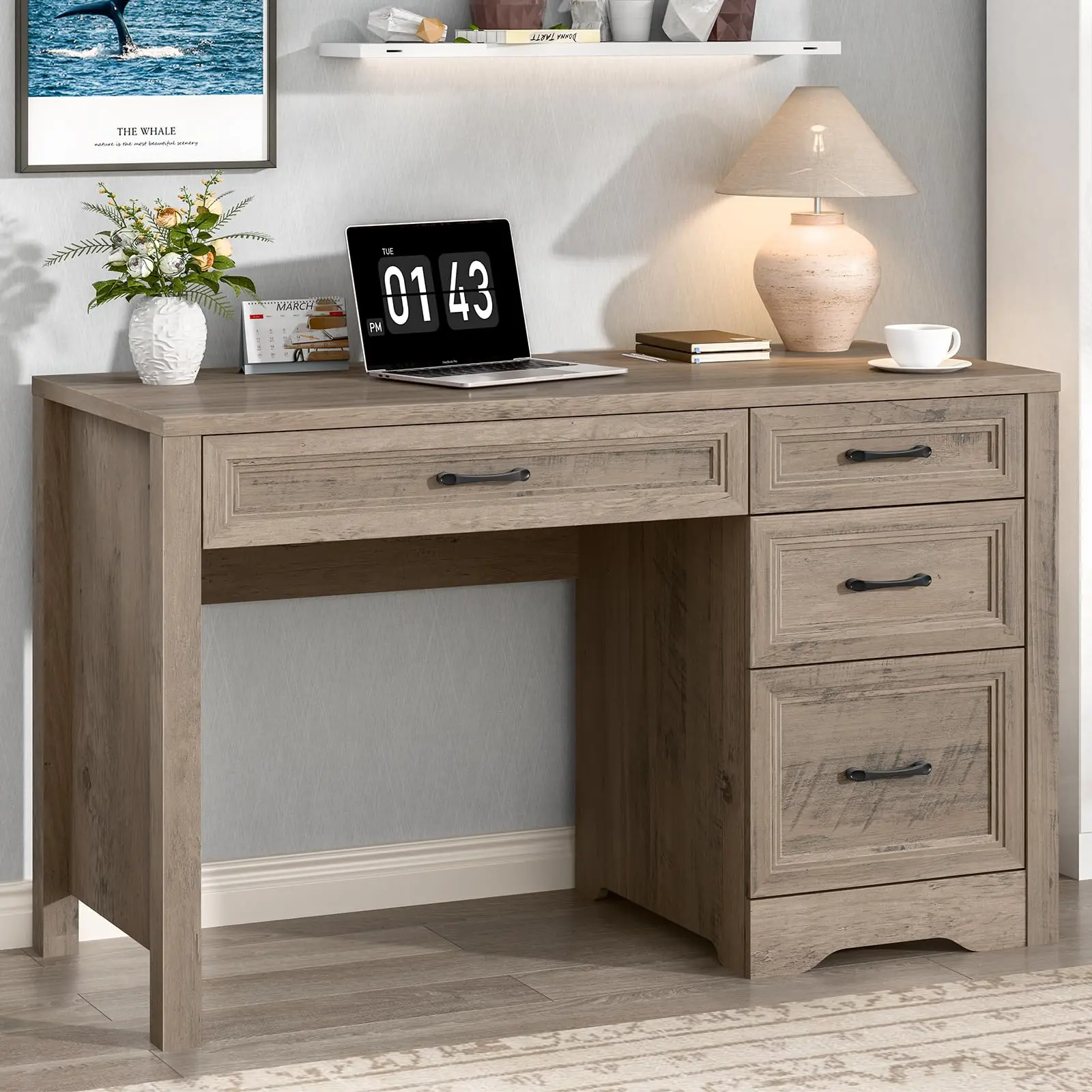 Grey-19.69"D x 47.24"W x 30.71"H