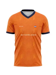 Netherlands National Team Football Sports Wear 2026 New Short Sleeve T-Shirt, Quick-Dry Fabric, Casual All-Season Training Top