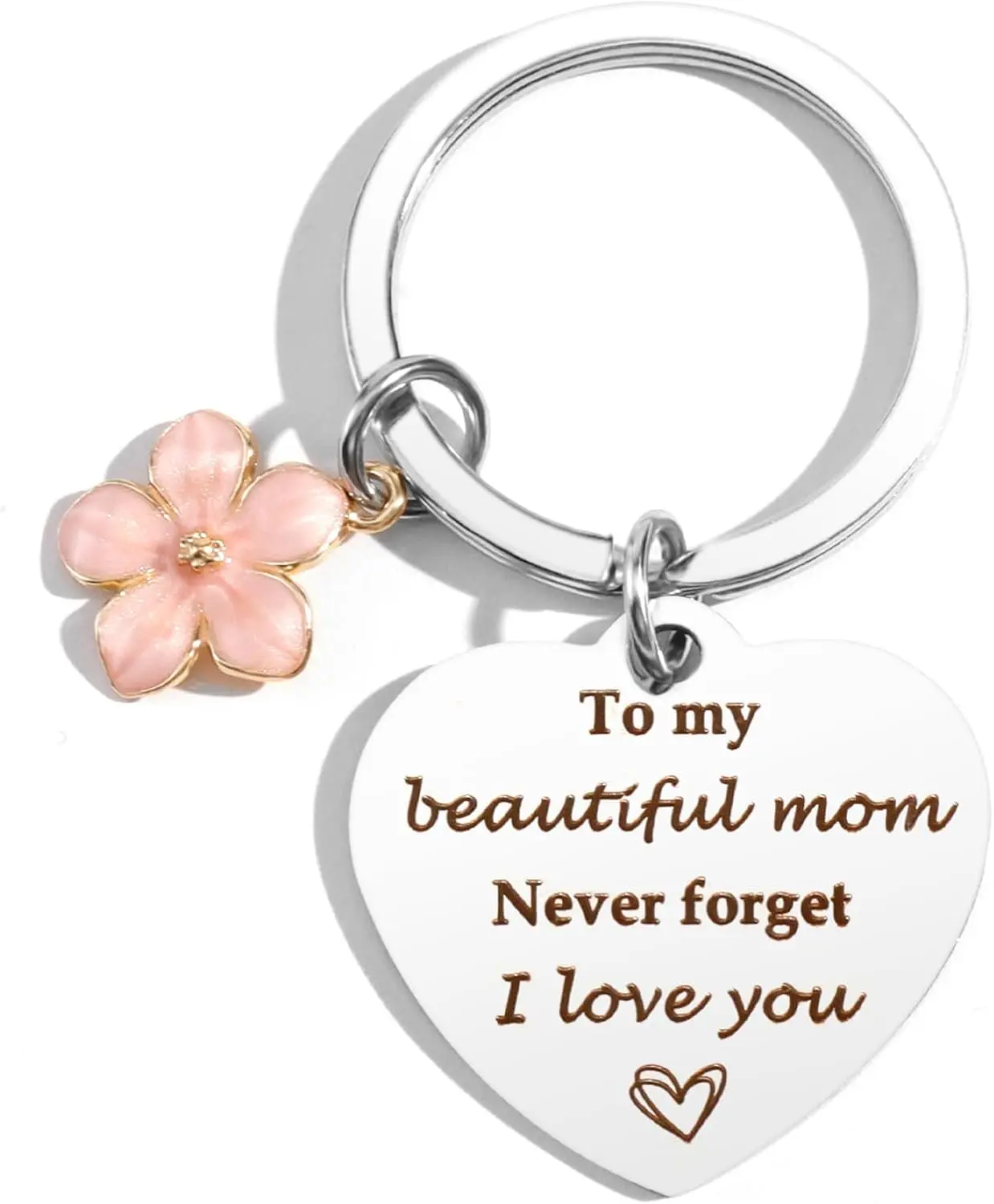 Mom Gifts,Mom Christmas Gifts for Mom,Stocking Stuffers for Women,Custom Mothers Day Gifts for Mom From Daughter Son,Unique Mother's Day Gift Ideas,Valentines Day Gifts for Mom Birthday Gifts Keychain Clear Couple Keychain