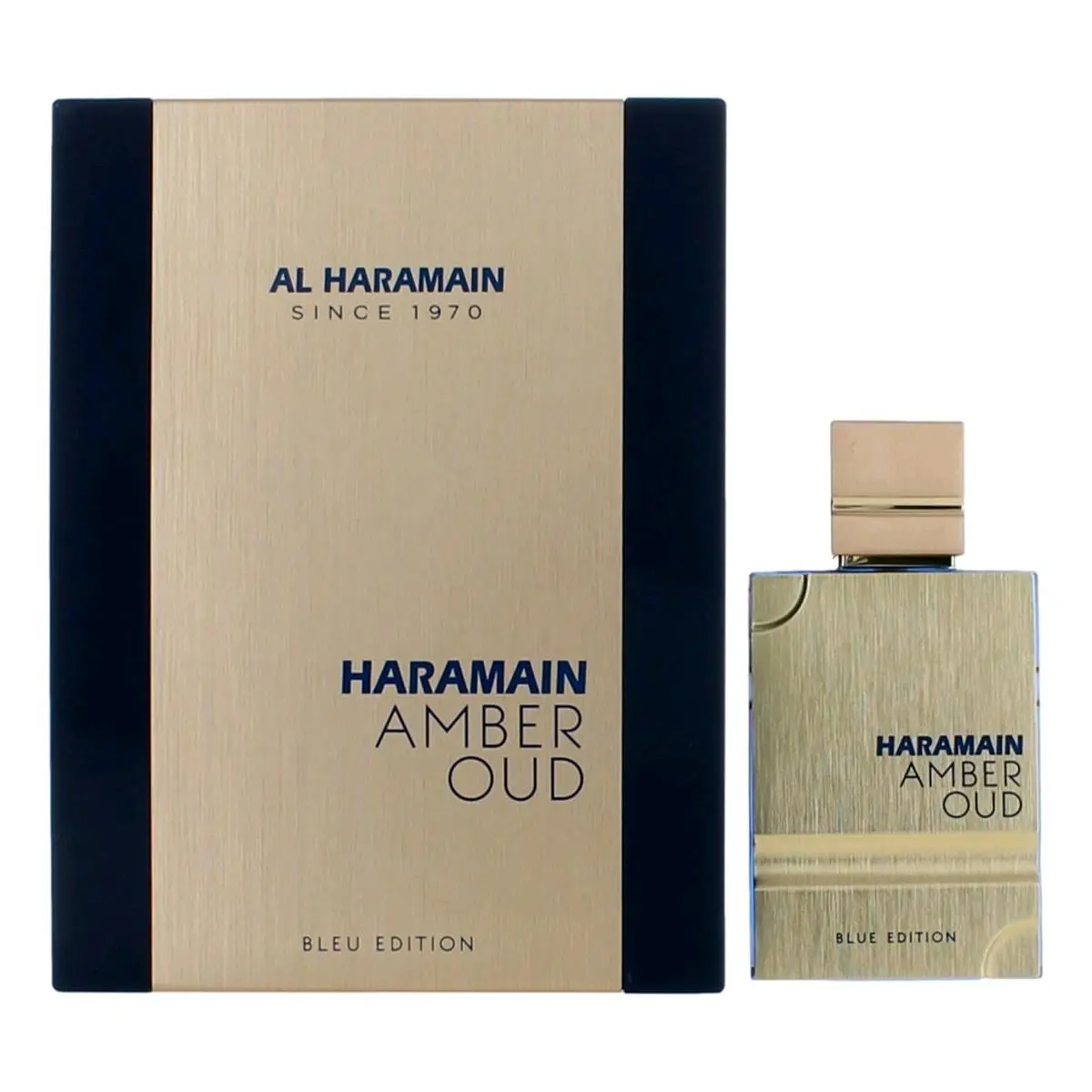 AL HARAMAIN Amber Oud Blue Edition Unisex Arabian Perfume Eau de Parfum - 2 fl oz Long-Lasting Natural Aromatic Spray Bottle with Aerosol, Aromatic Fragrance, Edp