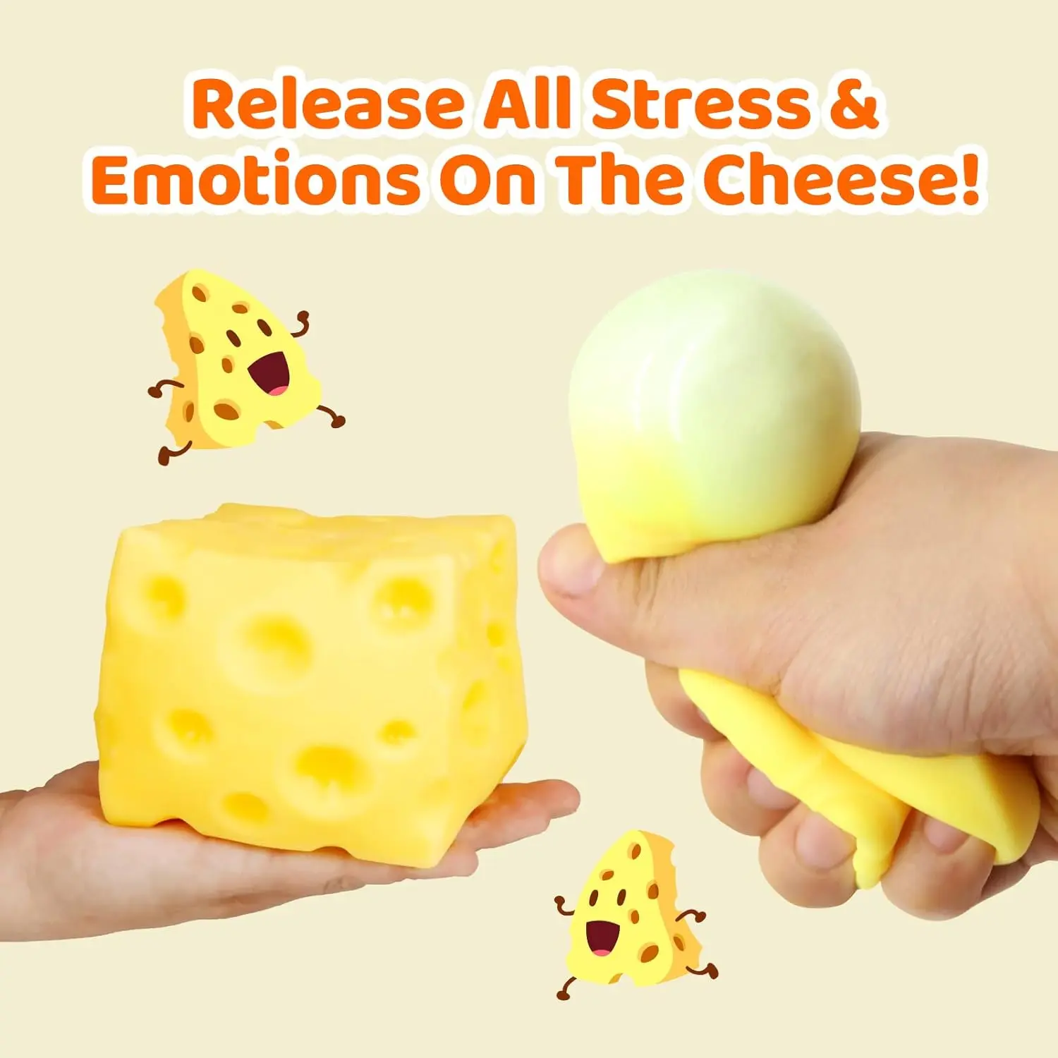 BPA-Free Giant Swiss Squishies - Extra-Large Slow-Rebound Shapeable Stress Relief Fidget Toy with Cute Appearance, Instant Stress Relief Gift for 12+ Years Old Enthusiasts