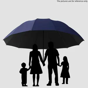 manual umbrella  1/2 optional, enlarged windproof folding umbrella, suitable for both men and women，Umbrella diameter approximately 125cm/49.21inch，Sunscreen umbrella available for two people