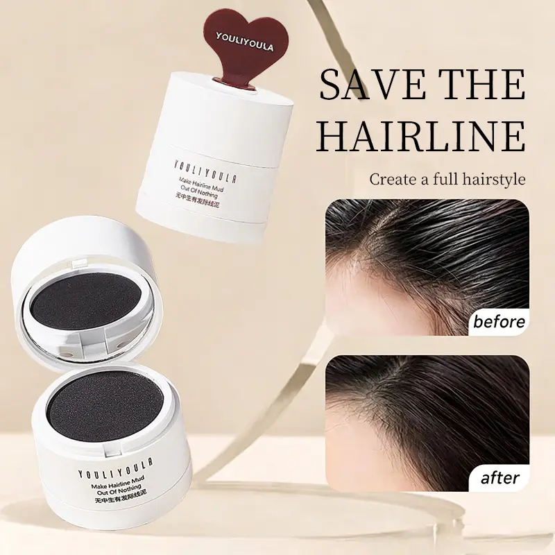 Hairline Filler Mud Paste for Quick and Easy Natural Hairline Creation, Professional Haircare Solution for Men and Women, Natural-Looking Hairline