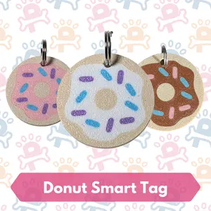 Donut NFC Smart Tag | Dog and Cat ID Tag