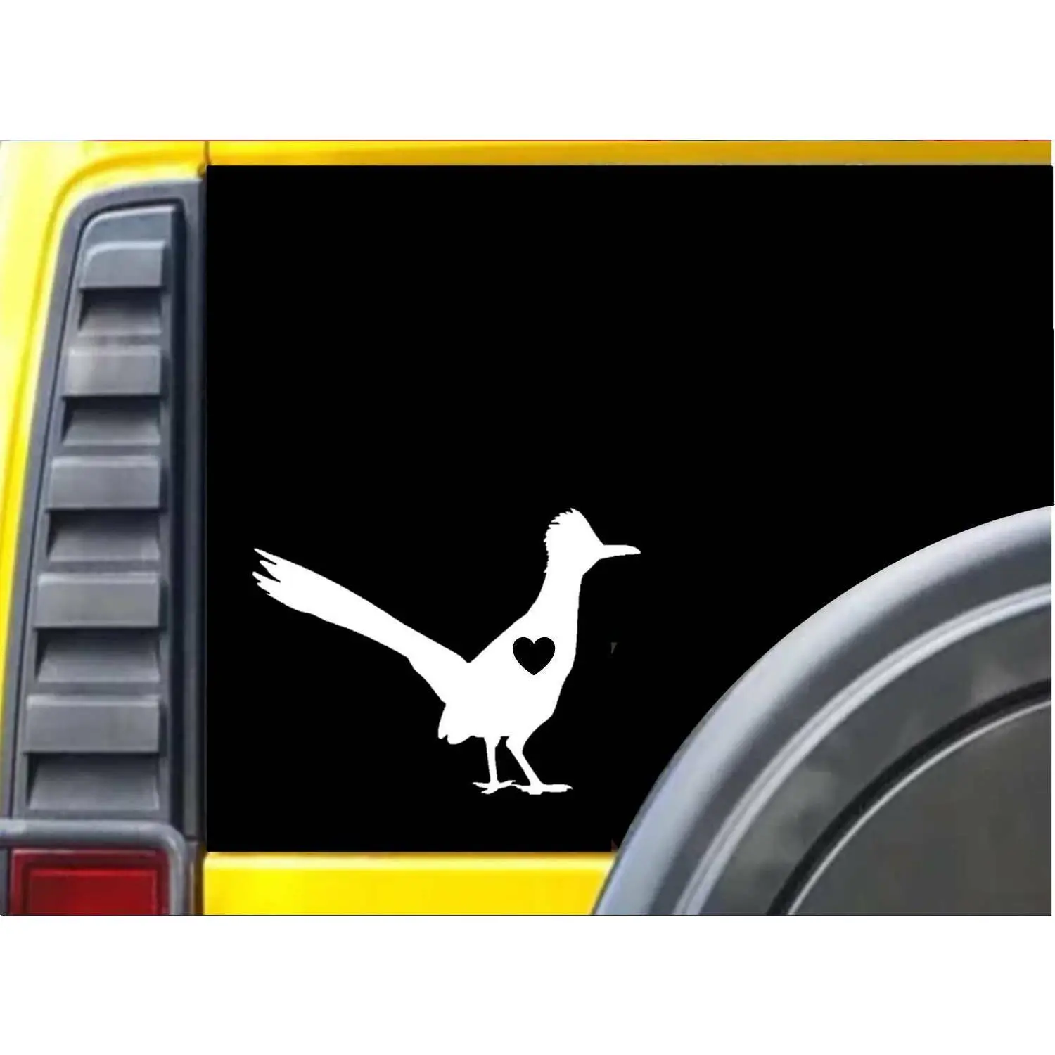 Roadrunner Little Heart Bird K314 6 inch decal sticker