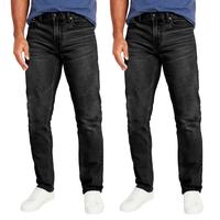 (2 Pack) Black - Black