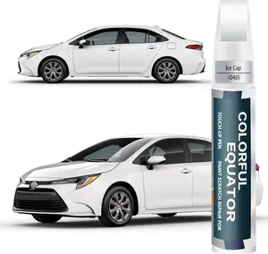 Super White/Ice Cap Touch Up Paint for , Car Paint Pen Scratch Repair TwoInOne Touch Up Paint, Premium Car Scratch Remover for Deep Scratches